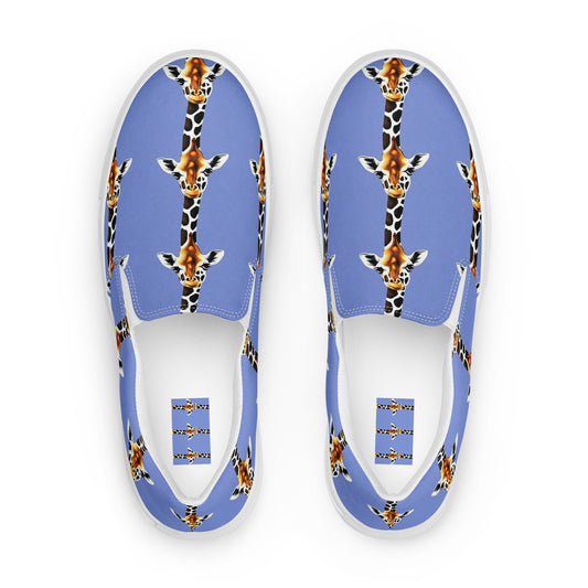 Men's Slip-On Canvas Shoes - Giraffe Glow