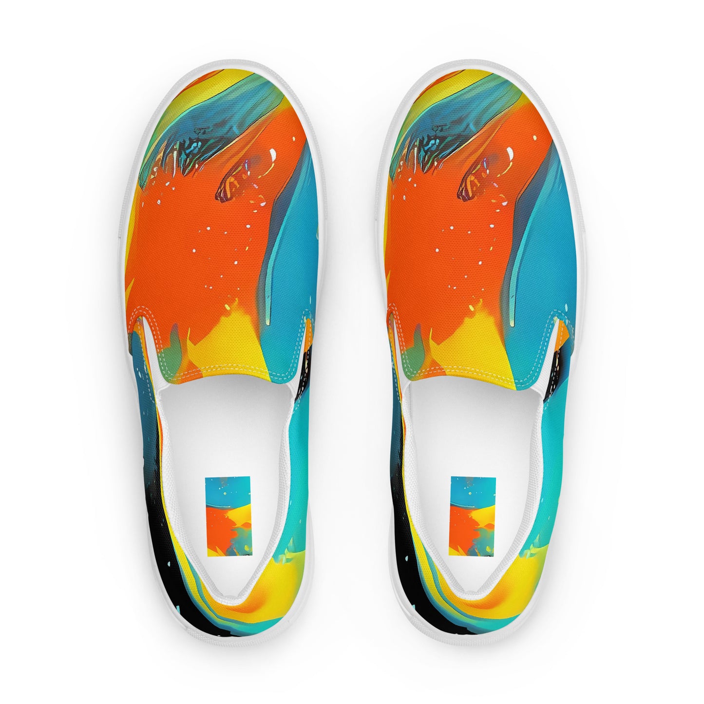 Women's Slip-On Canvas Shoes - Solar Swoosh