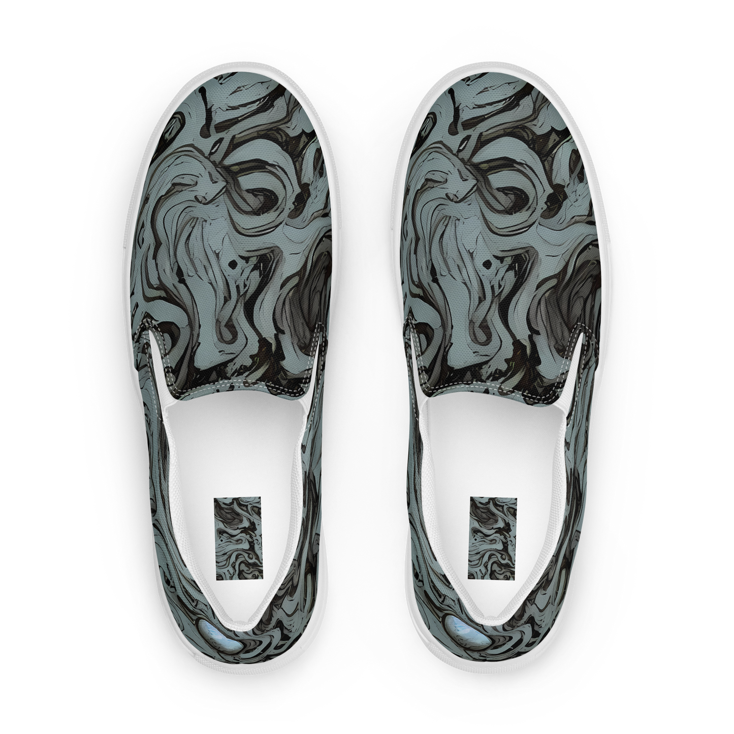 Men's Slip-On Canvas Shoes - Caruso Swirl