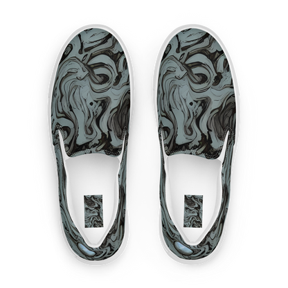 Men's Slip-On Canvas Shoes - Caruso Swirl