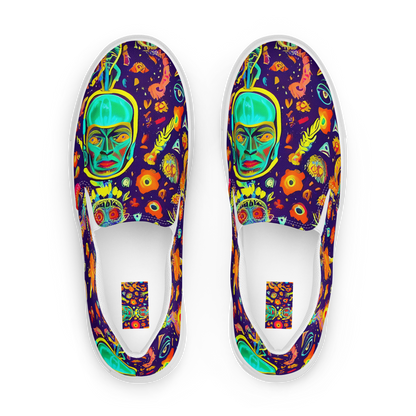 Women's Slip-On Canvas Shoes - Celestial Quirk