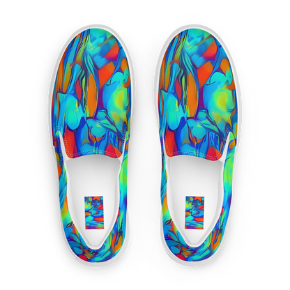 Men's Slip-On Canvas Shoes - Vivid Virtuoso