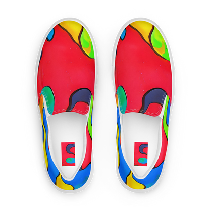 Men's Slip-On Canvas Shoes - Splash of Joy