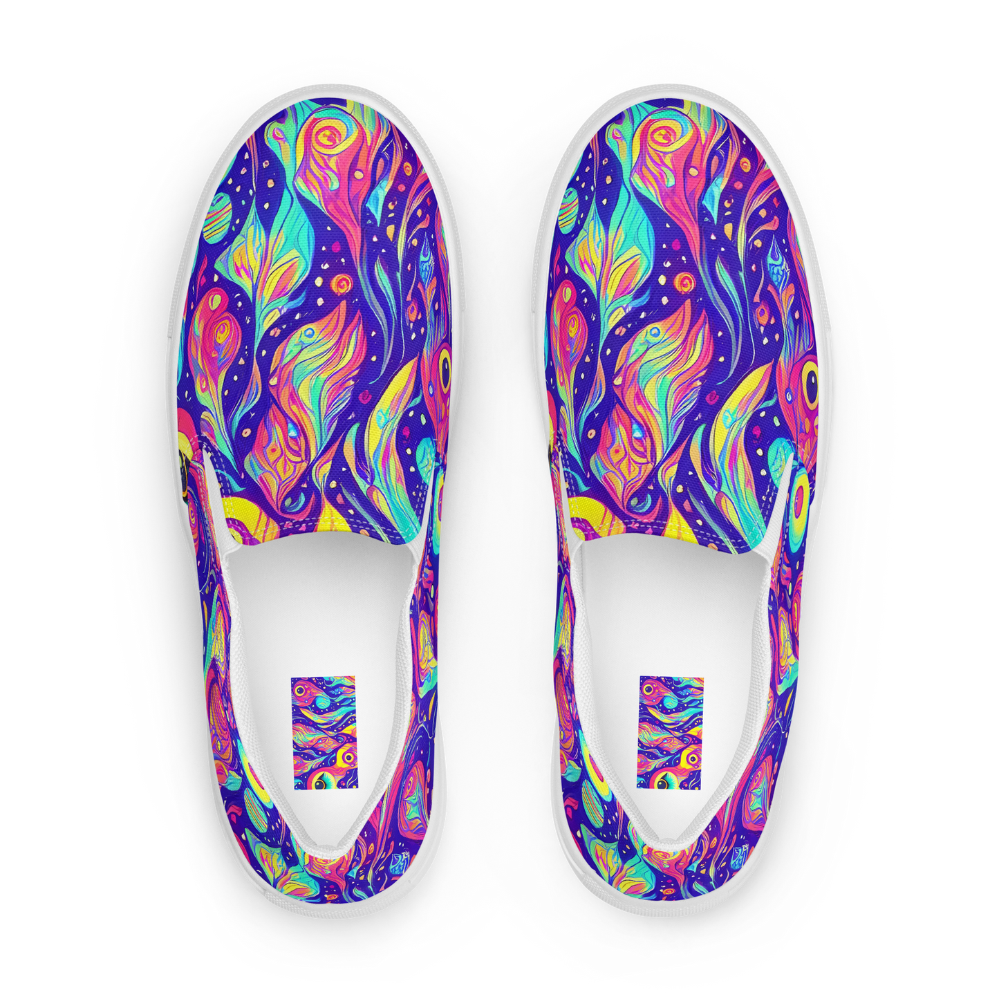 Women's Slip-On Canvas Shoes - Mystic Petal Dance