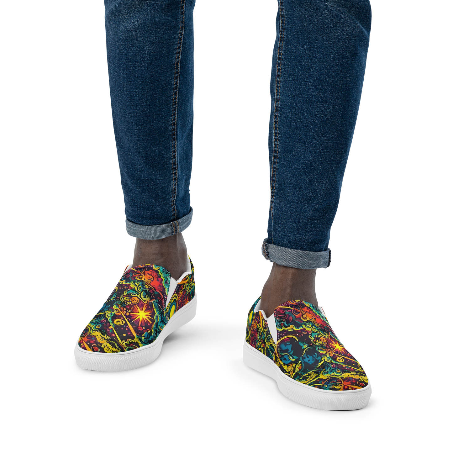 Men's Slip-On Canvas Shoes - Gogos Galaxy