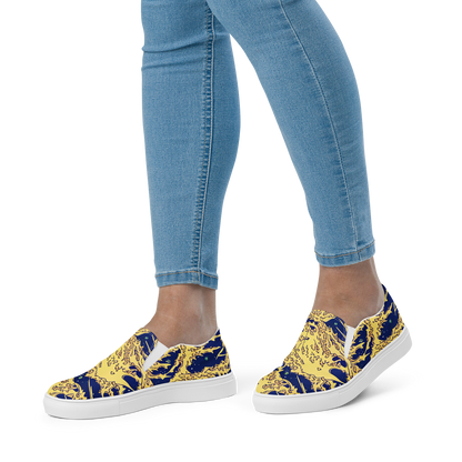 Women's Slip-On Canvas Shoes - Celestial Ridge