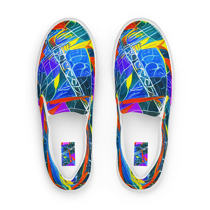 Men's Slip-On Canvas Shoes - Arkhipov Waves