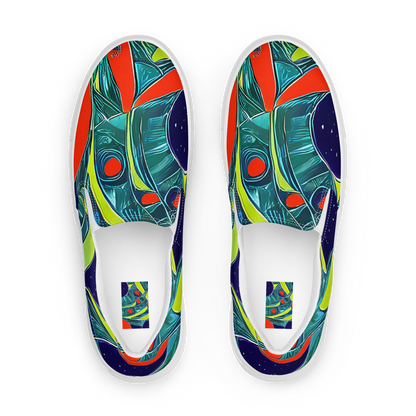 Women's Slip-On Canvas Shoes - Harmonic Mirage