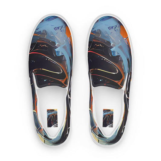 Men's Slip-On Canvas Shoes - Neo-Splash Labyrinth