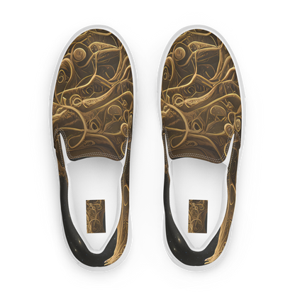 Women's Slip-On Canvas Shoes - Gilded Reverie