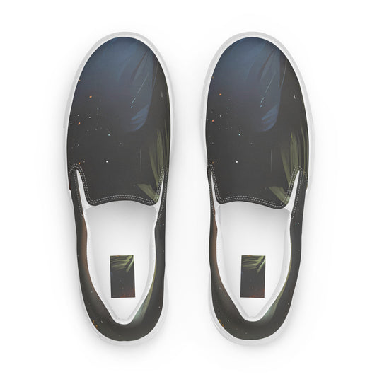 Men's Slip-On Canvas Shoes - Ethereal Echoes