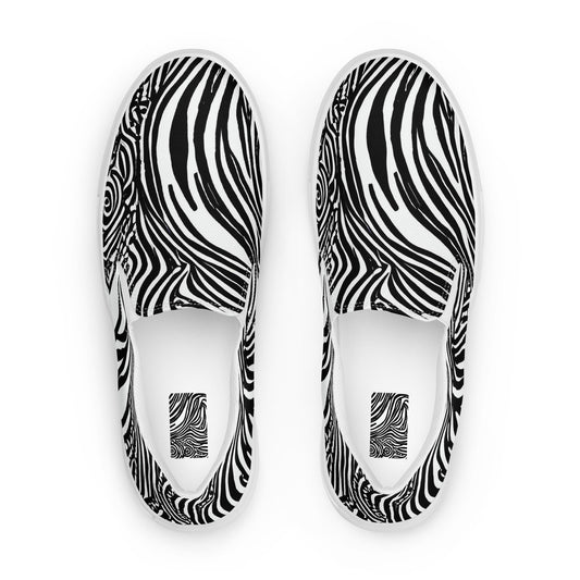 Women's Slip-On Canvas Shoes - Tidal Tangle