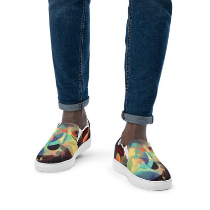 Men's Slip-On Canvas Shoes - Astral Reflections