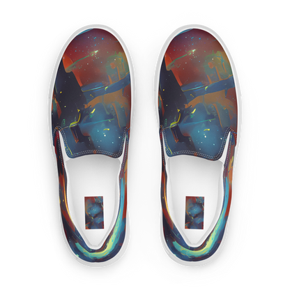 Women's Slip-On Canvas Shoes - Journey Through Infinity