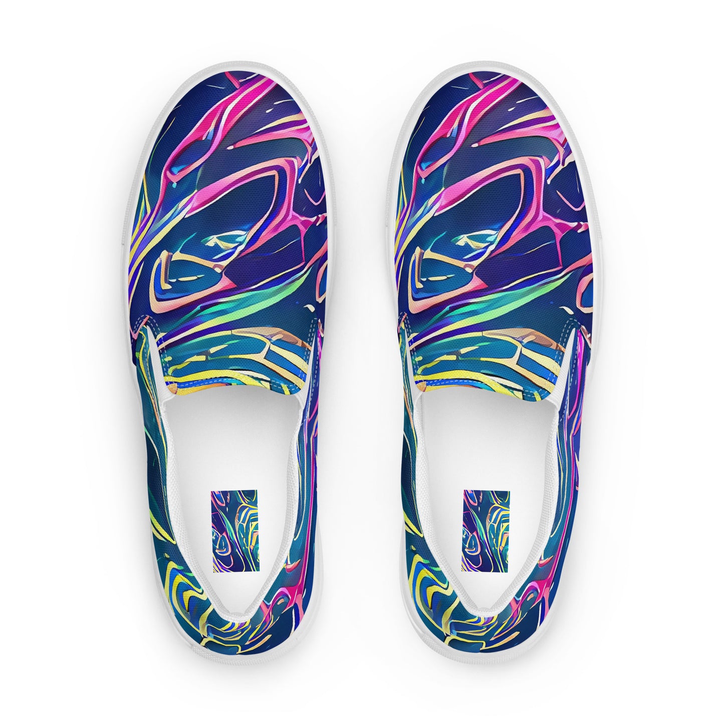 Women's Slip-On Canvas Shoes - Optic Tempest