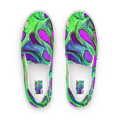 Men's Slip-On Canvas Shoes - Funky Mutation