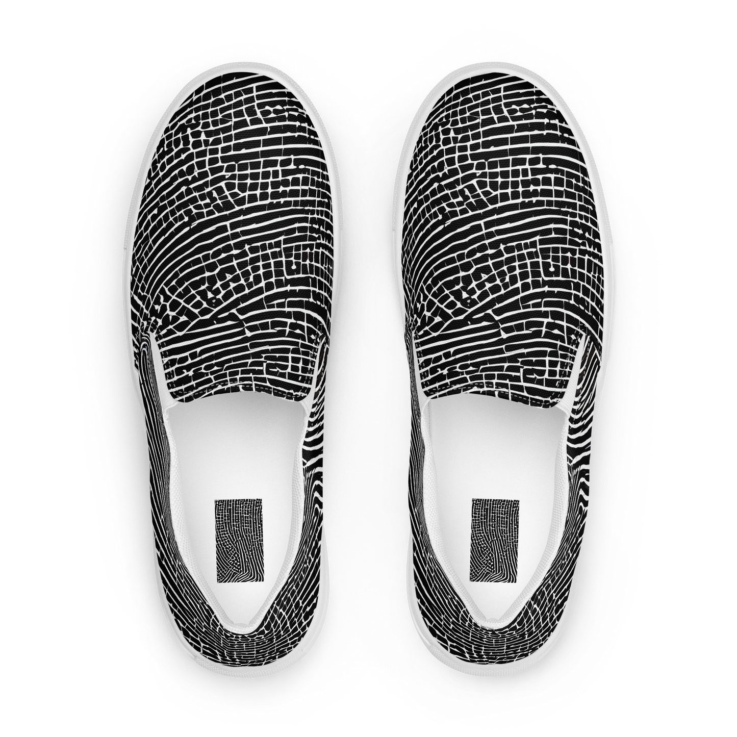 Women's Slip-On Canvas Shoes - Zenith Stripes