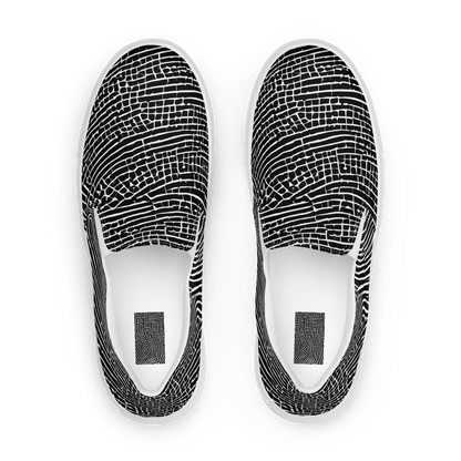 Women's Slip-On Canvas Shoes - Zenith Stripes