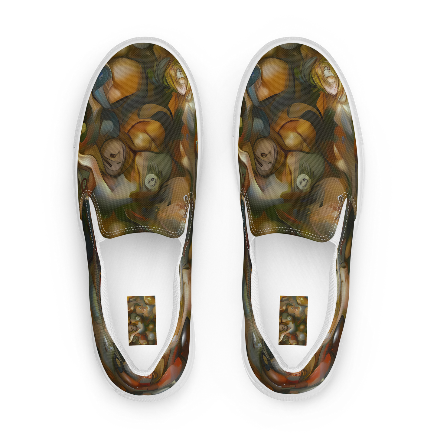 Women's Slip-On Canvas Shoes - Cryptic Canvas