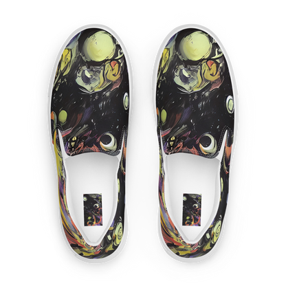 Men's Slip-On Canvas Shoes - Fires of the Void