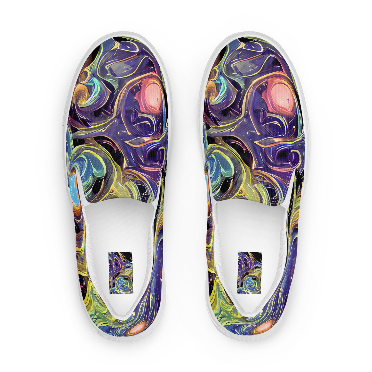 Women's Slip-On Canvas Shoes - Lebacq Swirl