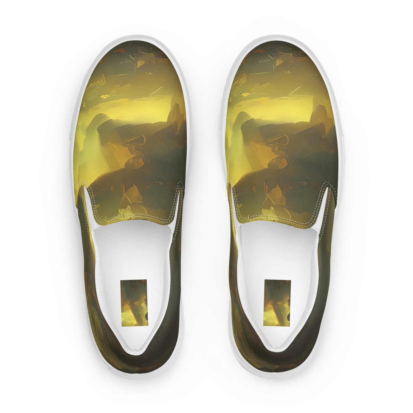 Women's Slip-On Canvas Shoes - Crimson Tide