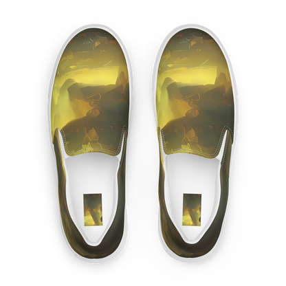 Women's Slip-On Canvas Shoes - Crimson Tide