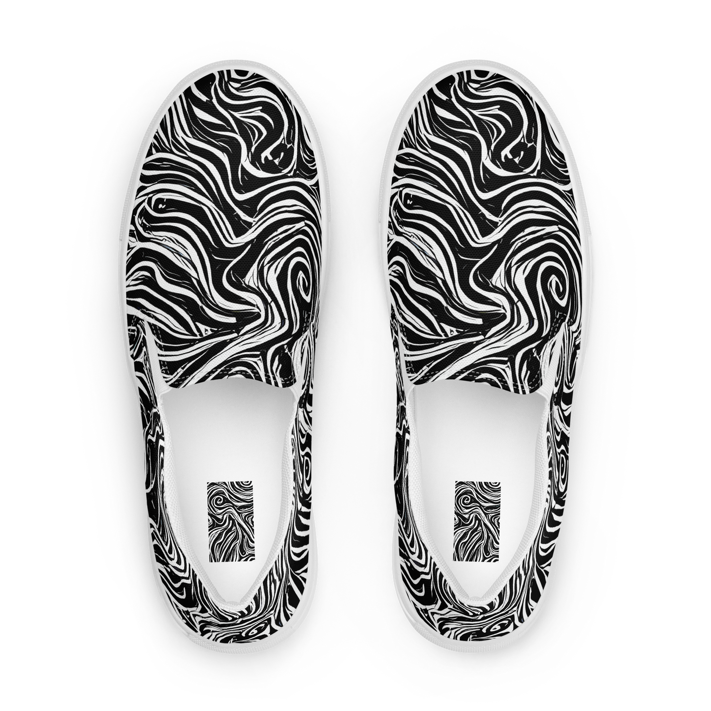 Women's Slip-On Canvas Shoes - Inky Whispers