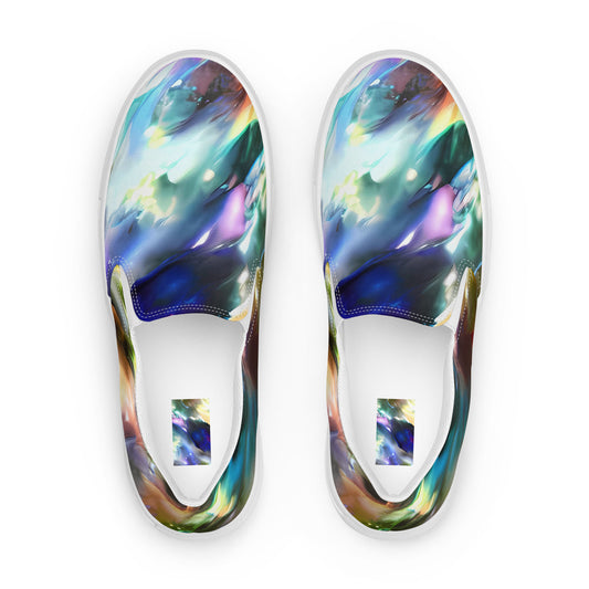 Women's Slip-On Canvas Shoes - Emilia's Nebula