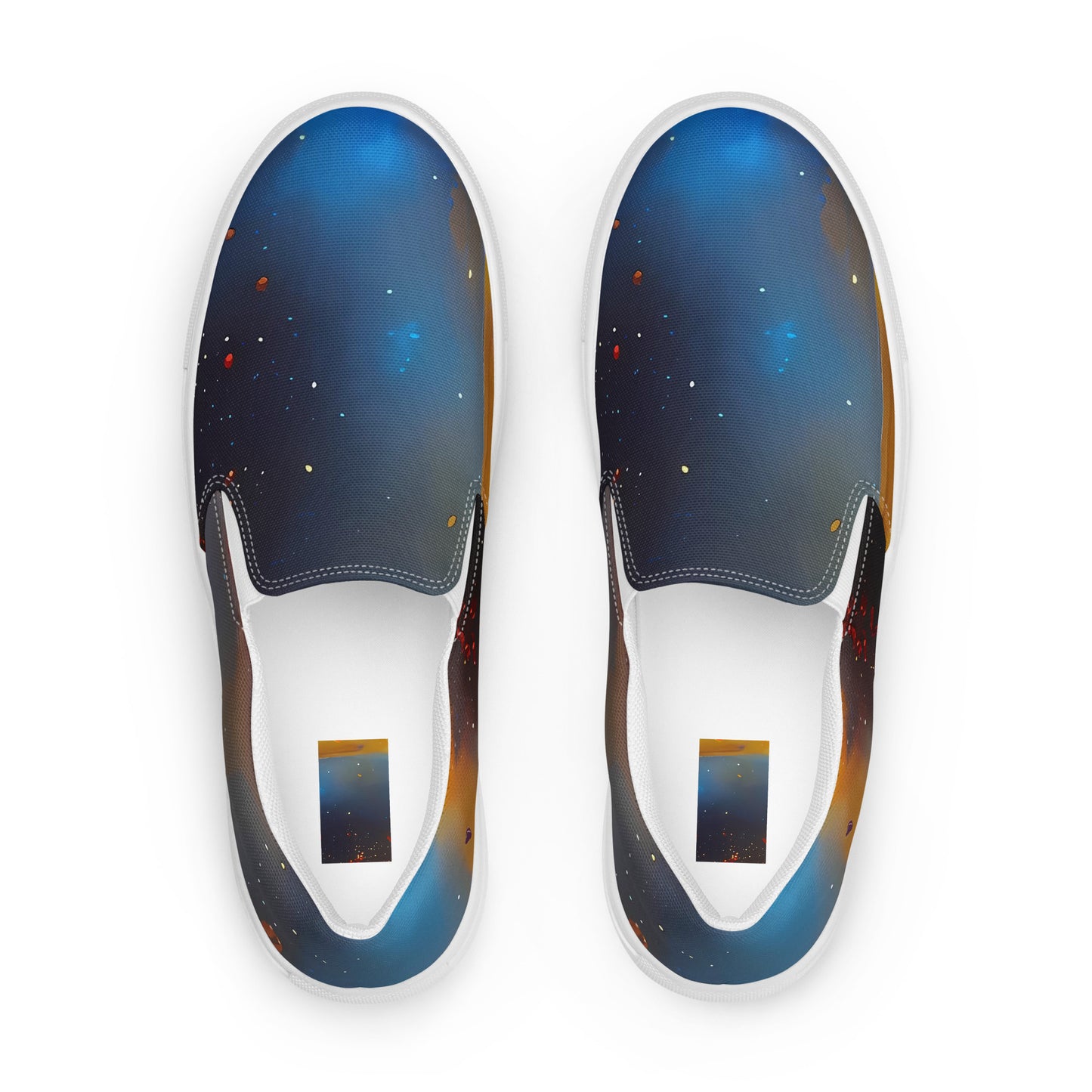 Women's Slip-On Canvas Shoes - Chromatique Veil