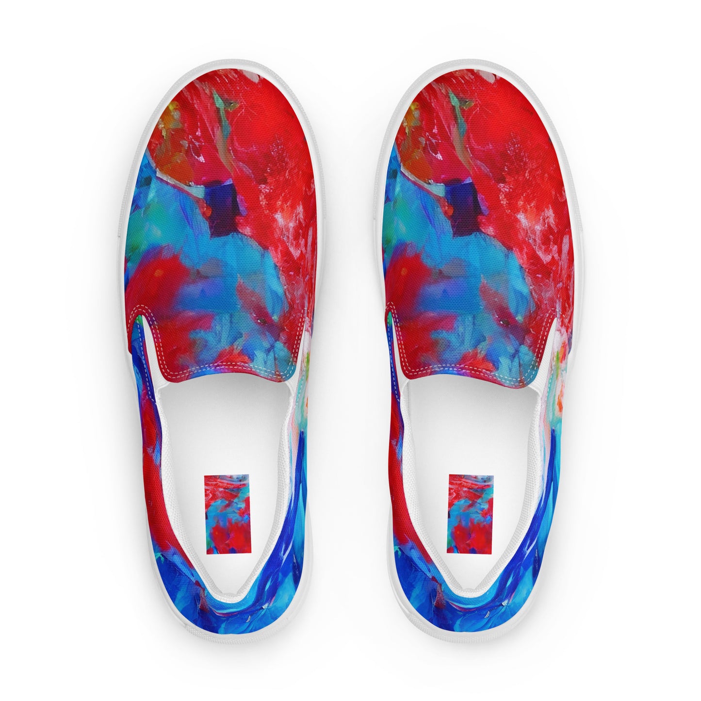 Men's Slip-On Canvas Shoes - Eclectic Breeze