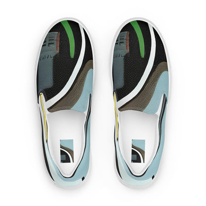 Women's Slip-On Canvas Shoes - Circuit Vision