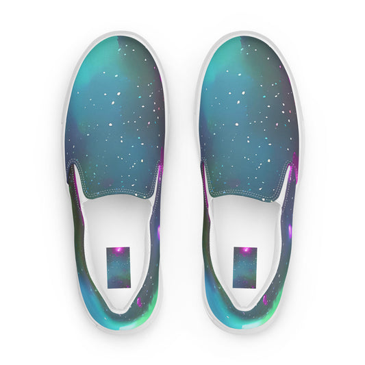 Women's Slip-On Canvas Shoes - Interstellar Haze