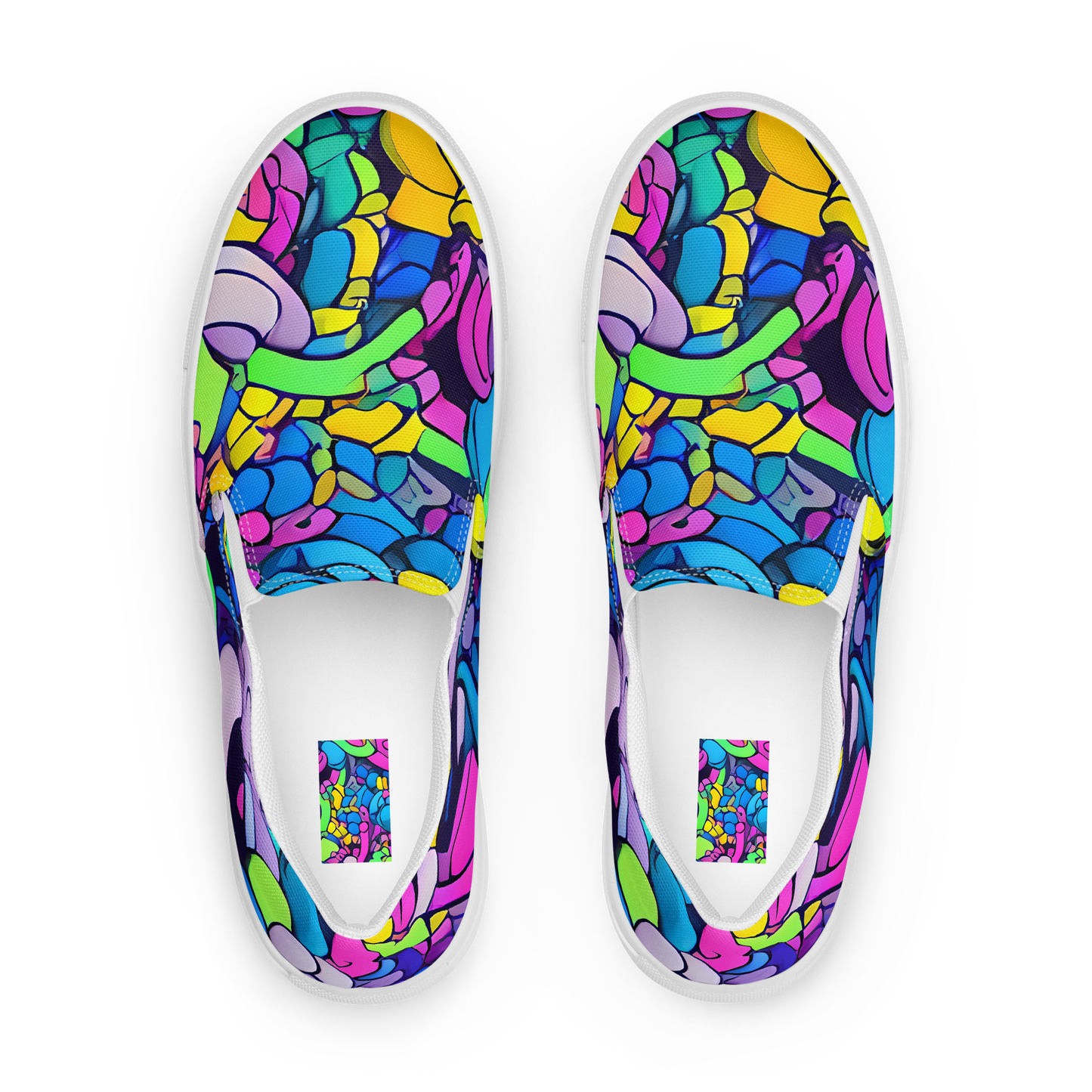 Women's Slip-On Canvas Shoes - Radiant Revelation