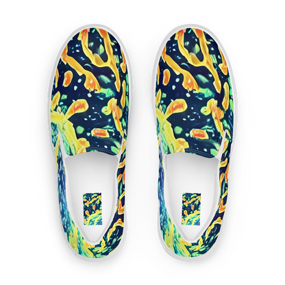 Men's Slip-On Canvas Shoes - Vortex Glow