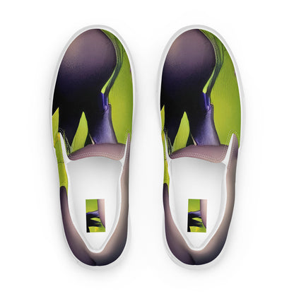 Women's Slip-On Canvas Shoes - Verdant Safari