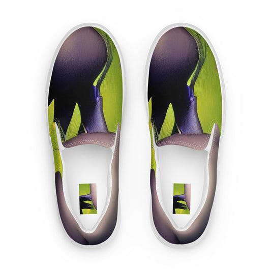 Women's Slip-On Canvas Shoes - Verdant Safari