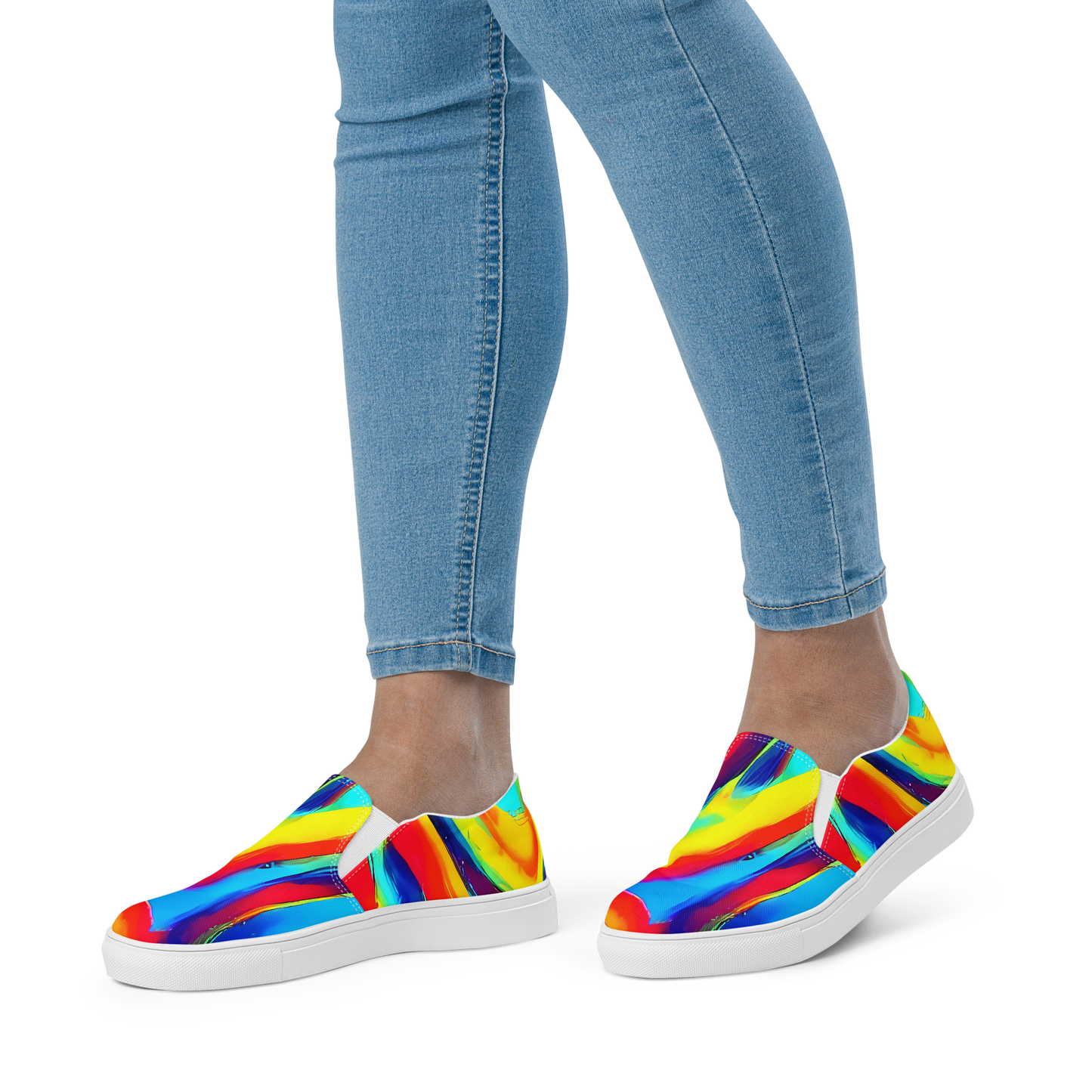 Women's Slip-On Canvas Shoes - Stael Swirls