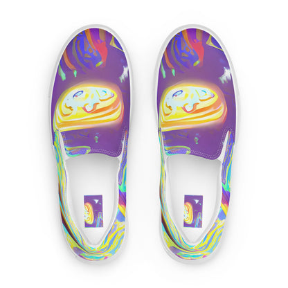 Women's Slip-On Canvas Shoes - Daliesque Drift