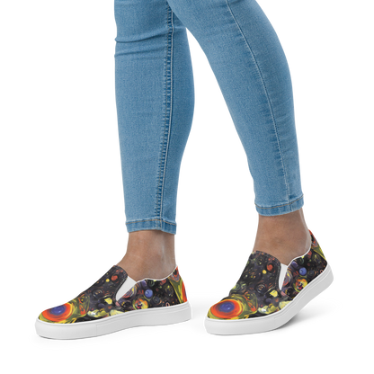 Women's Slip-On Canvas Shoes - Stellar Spin