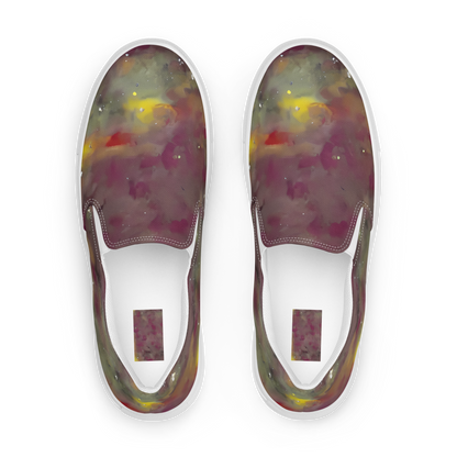 Men's Slip-On Canvas Shoes - Whispers of Autumn