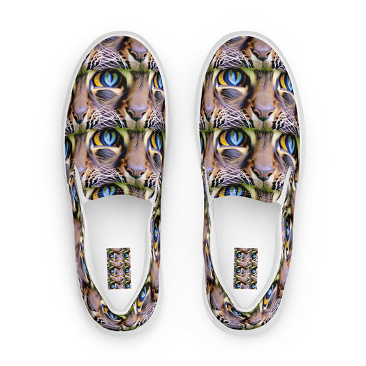 Men's Slip-On Canvas Shoes - Eye of the Wild