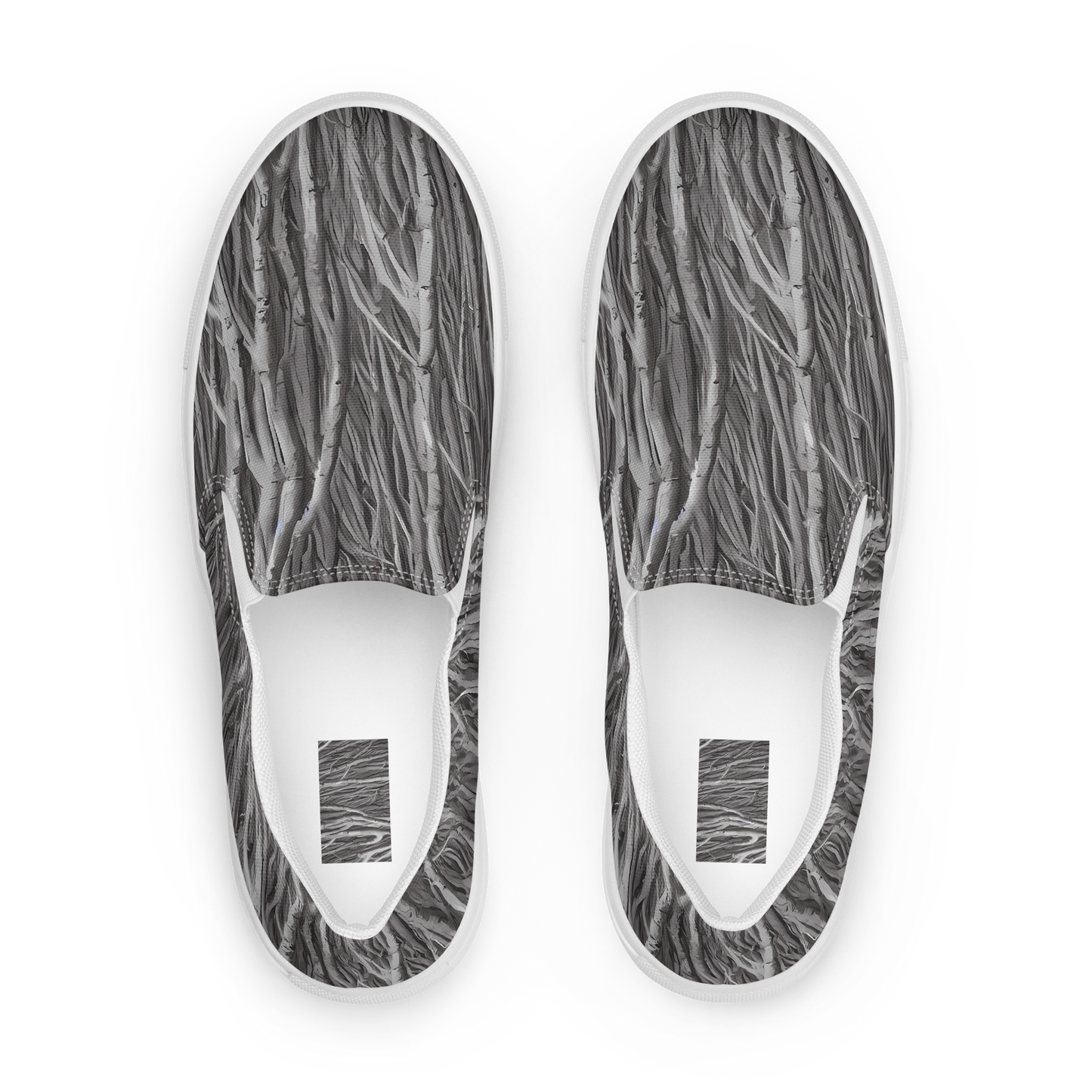 Women's Slip-On Canvas Shoes - Glimmering Ghosts