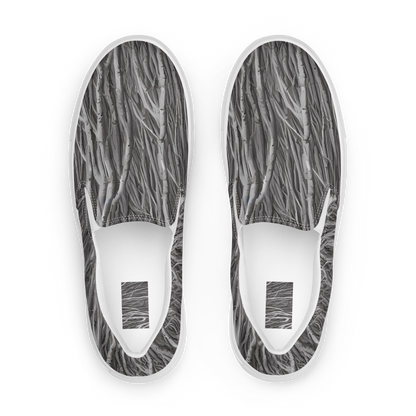 Women's Slip-On Canvas Shoes - Glimmering Ghosts