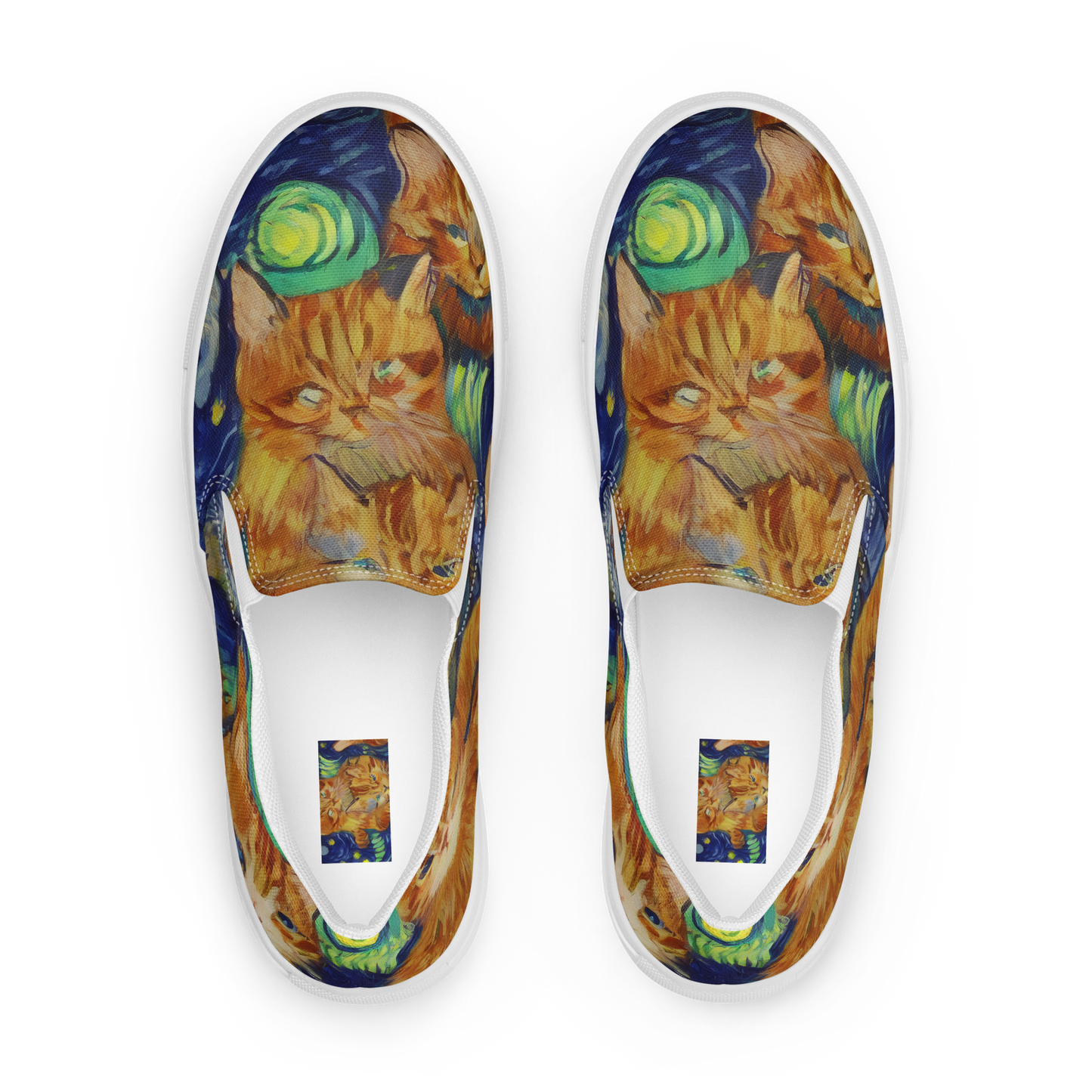 Women's Slip-On Canvas Shoes - Celestial Claws