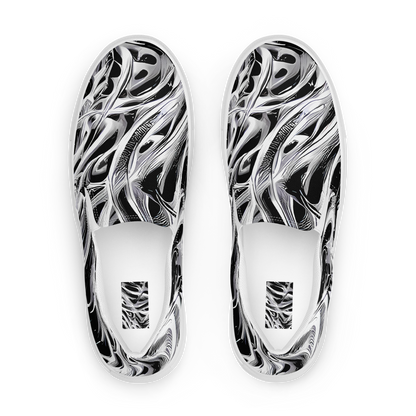 Men's Slip-On Canvas Shoes - Silver Shadows
