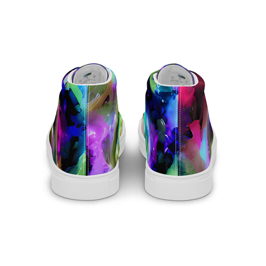 Women's High Top Canvas Shoes - Fantasy Spiral