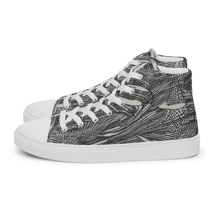 Women's High Top Canvas Shoes - Sable Currents