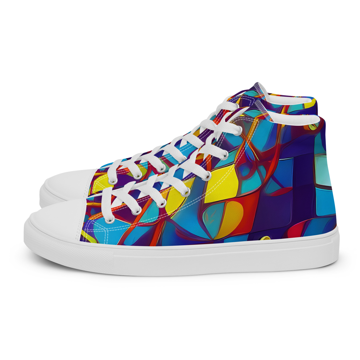 Men's High Top Canvas Shoes - Flickering Dreams