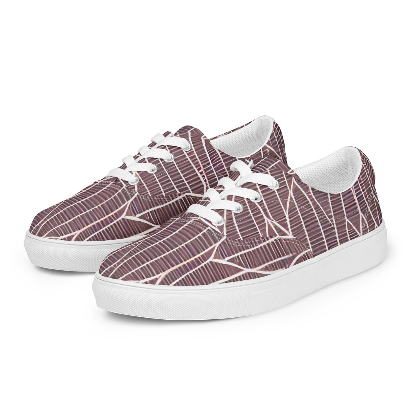 Women's Lace-Up Canvas Shoes - Rustic Flow